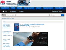 Tablet Screenshot of nsccahs.intersearch.com.au